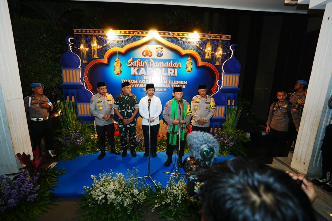 Safari Ramadhan di Jatim, Kapolri Ajak Seluruh Elemen Bersatu Jaga Kamtibmas-Dukung Program Presiden