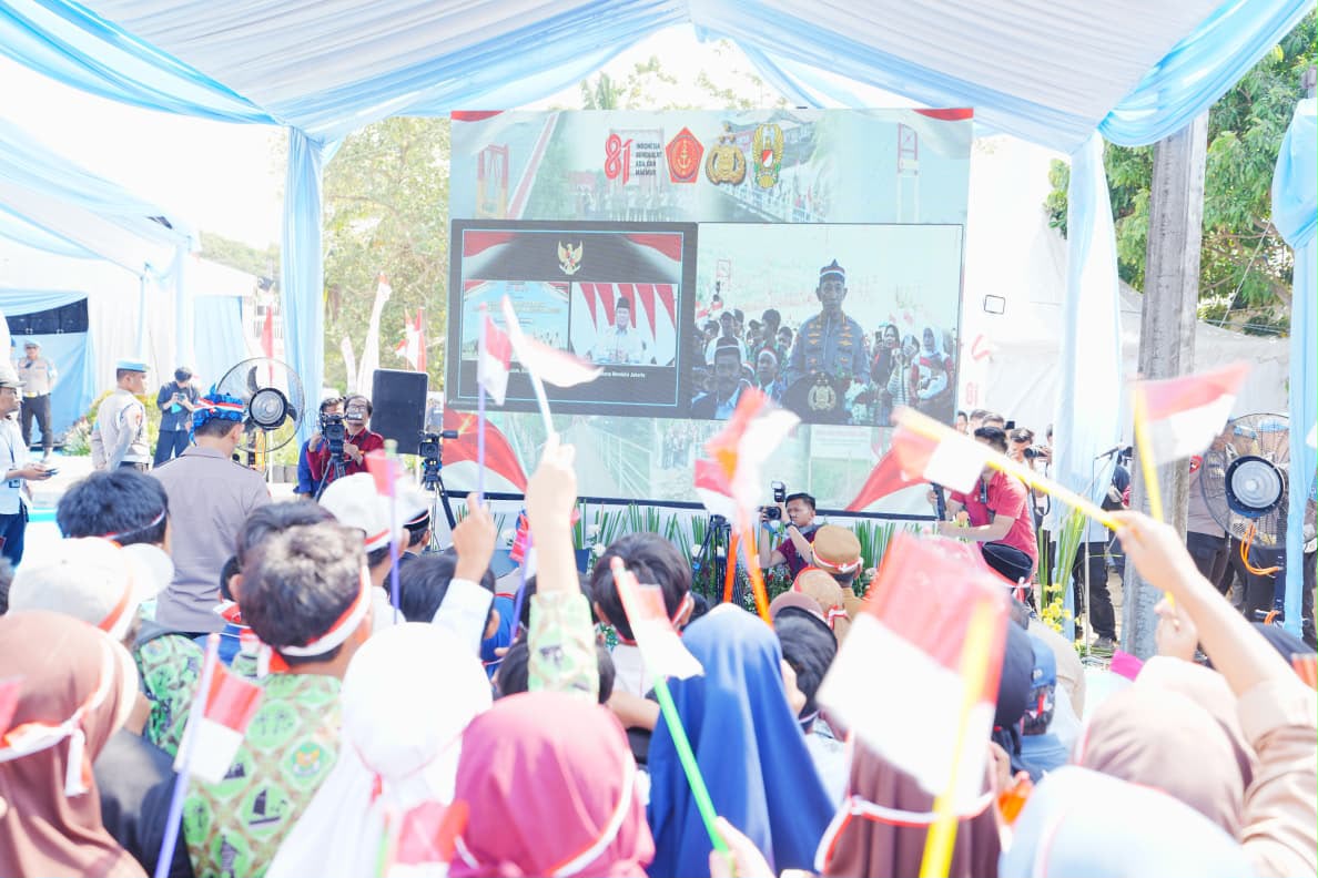 Kapolri: 895 Jembatan Merah Putih Presisi Berikan Manfaat bagi 2 Juta Masyarakat